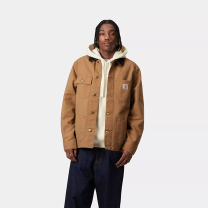 Carhartt WIP Michigan Coat Hamilton Brown / Tobacco Rinsed - The Sporting Lodge