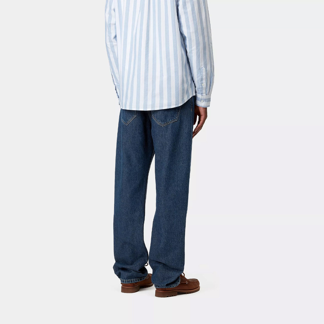 Carhartt WIP Nolan Pant Blue Heavy Stone Wash - The Sporting Lodge