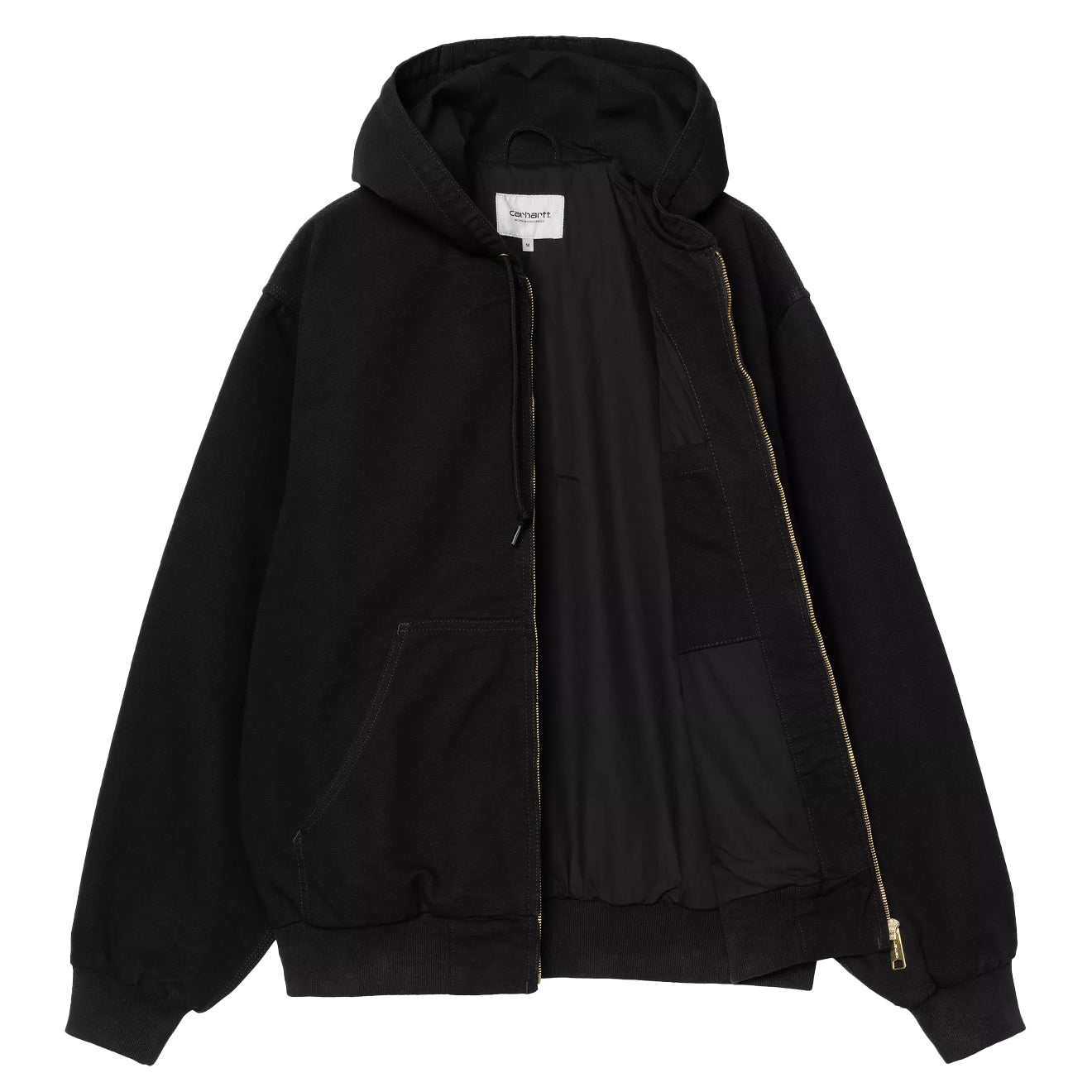 Carhartt WIP OG Active Jacket Black Rinsed - The Sporting Lodge