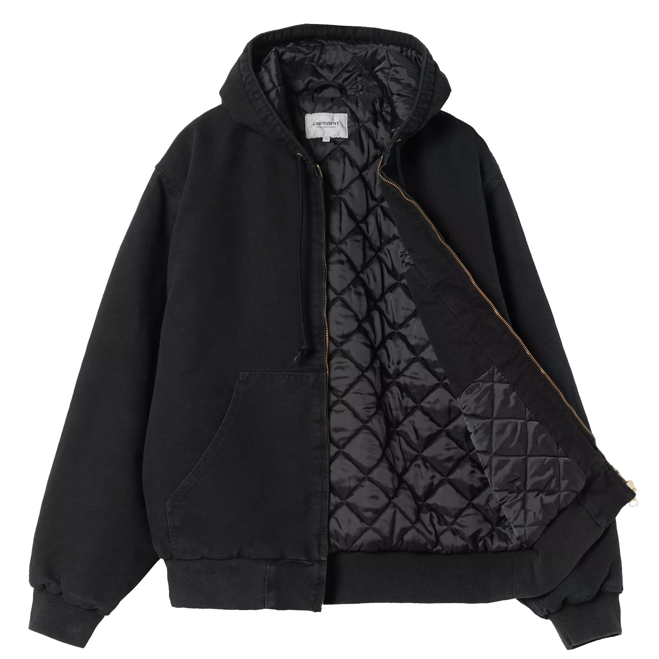 Carhartt WIP OG Active Jacket Black Stone Canvas - The Sporting Lodge