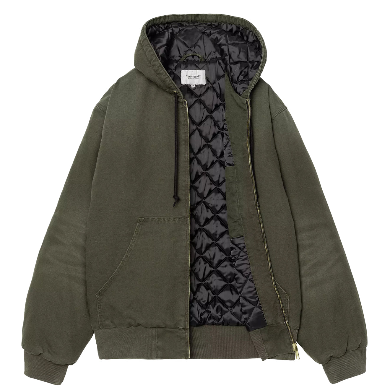 Carhartt WIP OG Active Jacket Olive Stone Canvas - The Sporting Lodge
