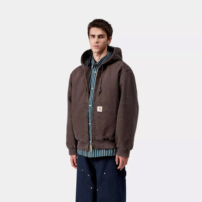 Carhartt WIP OG Active Jacket Tobacco Stone Canvas - The Sporting Lodge