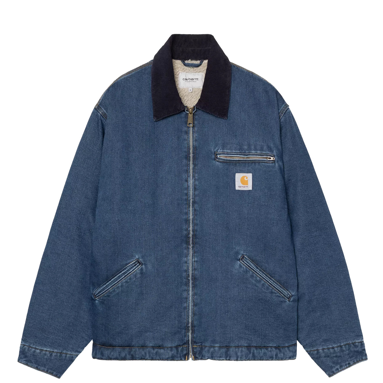 Carhartt WIP OG Detroit Jacket Blue / Dark Navy Stone Washed | The