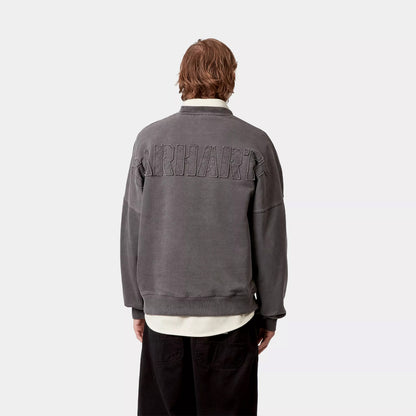 Carhartt WIP RGGD Sweat Black Garment Dyed