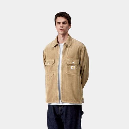 Carhartt WIP Reynold Shirt Jac Leather Rinsed - The Sporting Lodge