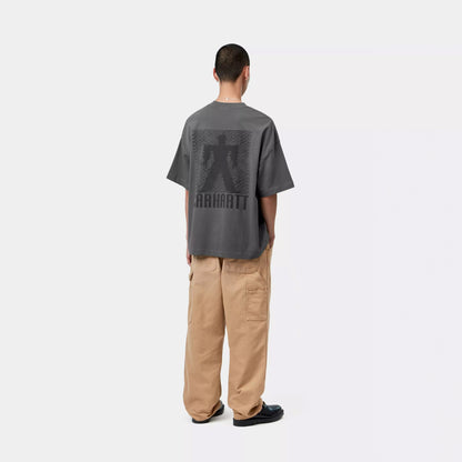 Carhartt WIP S/S Bricky Man T-Shirt Soot Stone Dyed