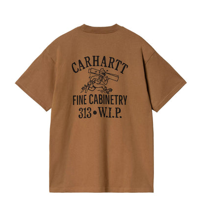 Carhartt WIP S/S Cabinetry T-Shirt Hamilton Brown / Black