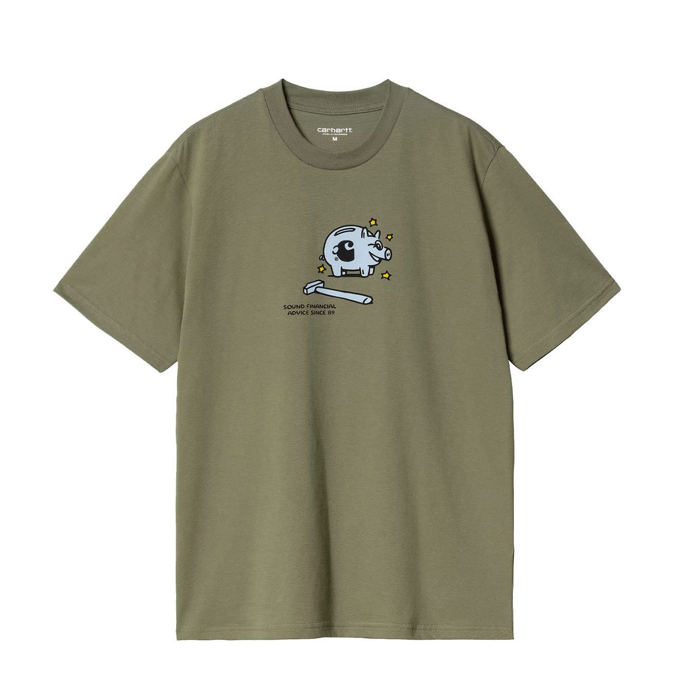 Carhartt WIP S/S Piggybank T-Shirt Dollar Green