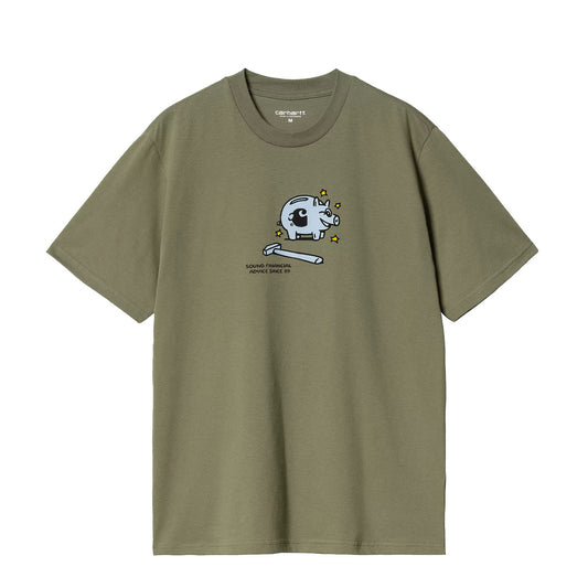 Carhartt WIP S/S Piggybank T-Shirt Dollar Green
