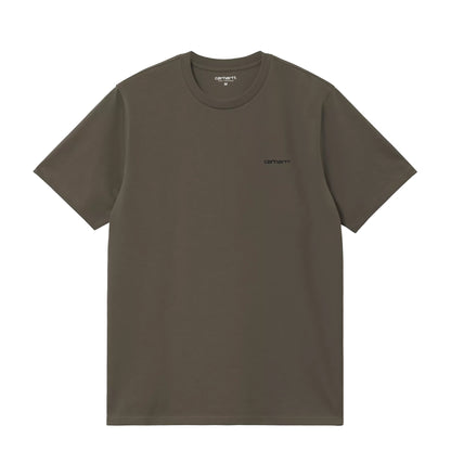 Carhartt WIP S/S Script Embroidery T-Shirt Cypress / Black