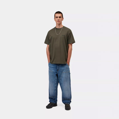 Carhartt WIP S/S Script Embroidery T-Shirt Cypress / Black
