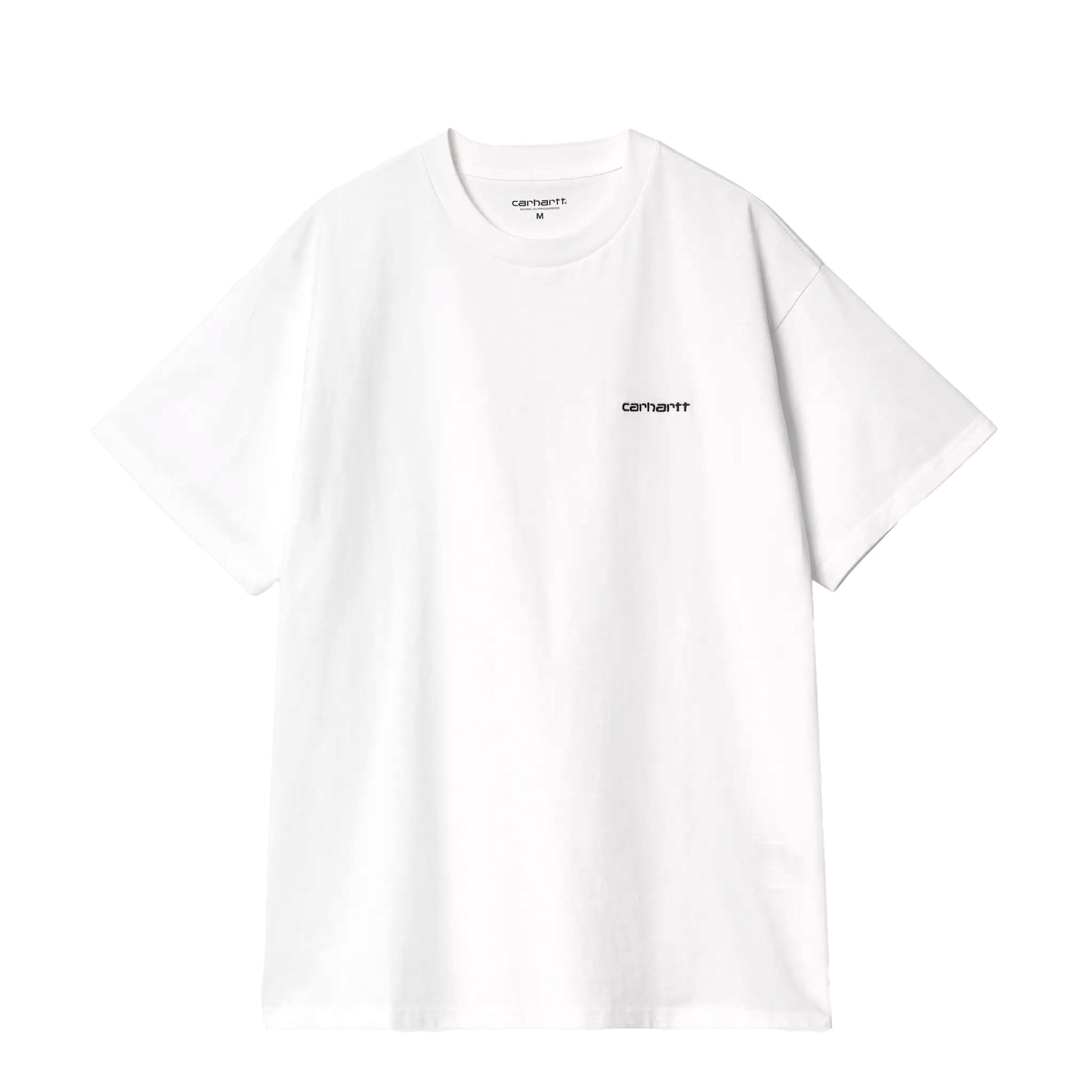 Carhartt WIP S/S Script Embroidery T-Shirt White / Black