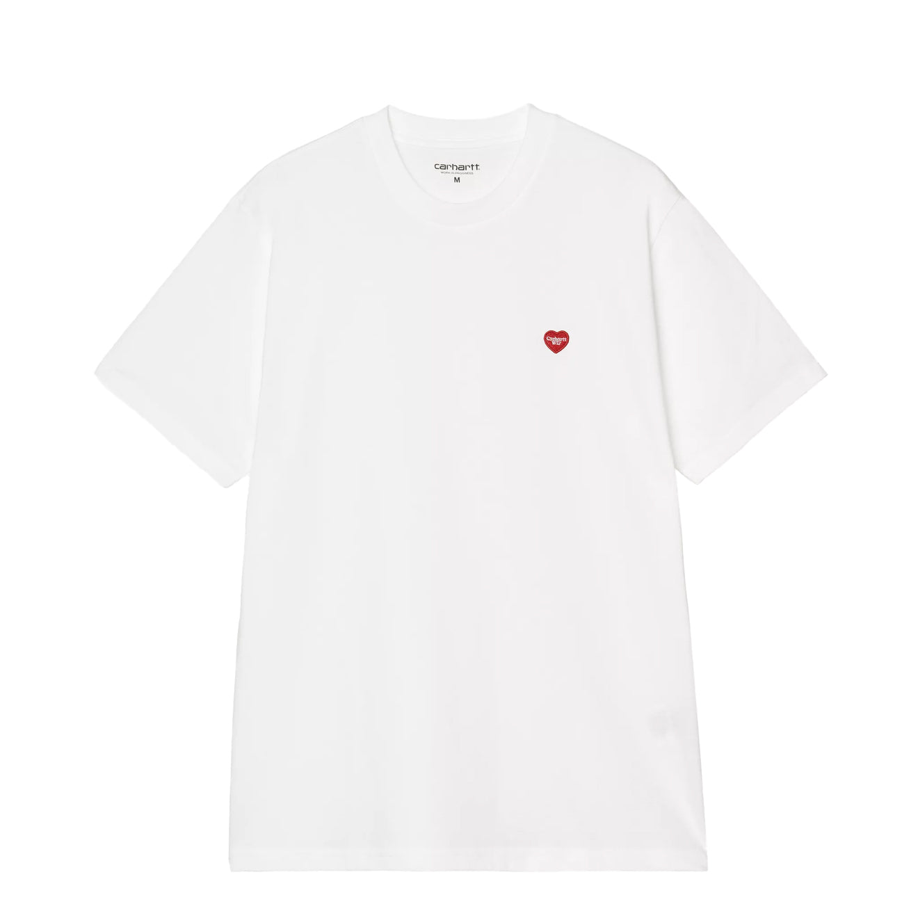 Carhartt WIP S/S Small Heart T-Shirt White / Red