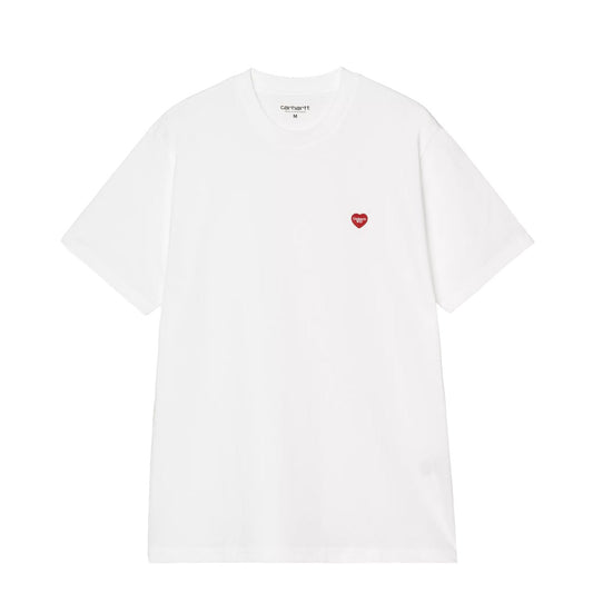 Carhartt WIP S/S Small Heart T-Shirt White / Red