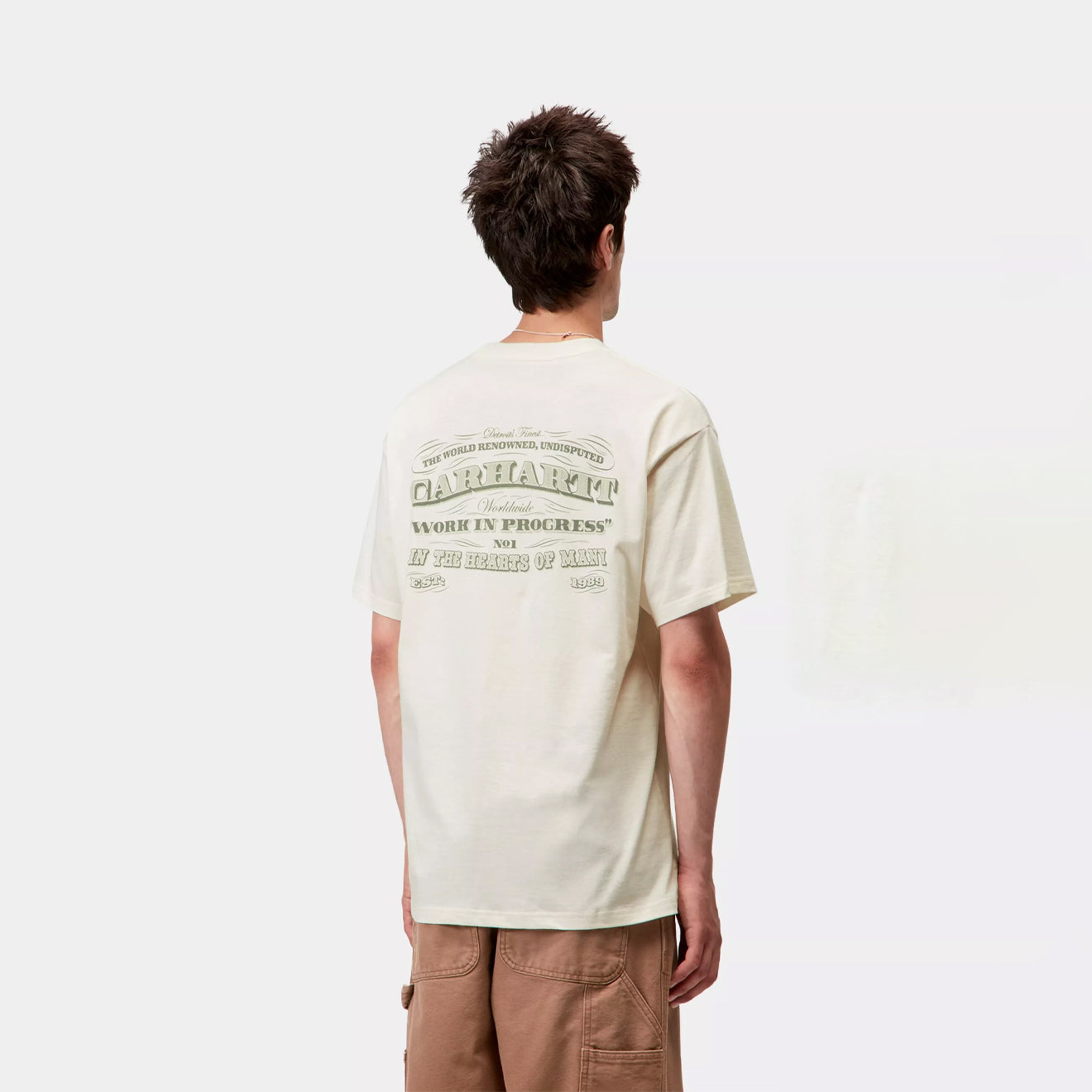 Carhartt WIP S/S 3 One 3 T-Shirt Wax - The Sporting Lodge