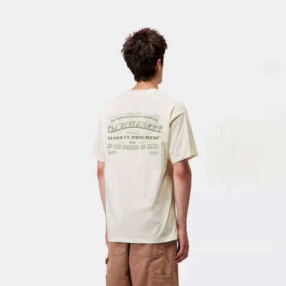 Carhartt WIP S/S 3 One 3 T-Shirt Wax - The Sporting Lodge