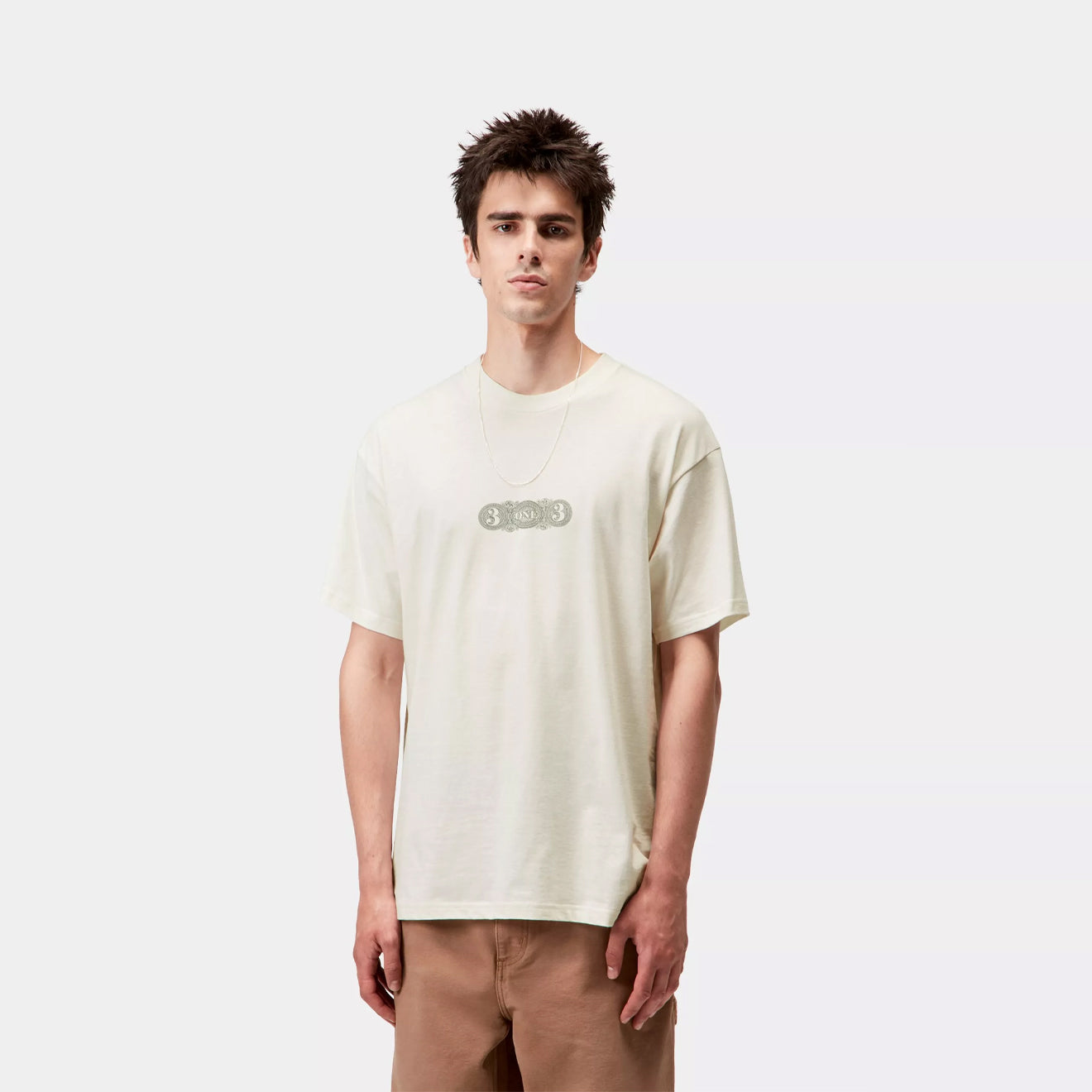 Carhartt WIP S/S 3 One 3 T-Shirt Wax - The Sporting Lodge