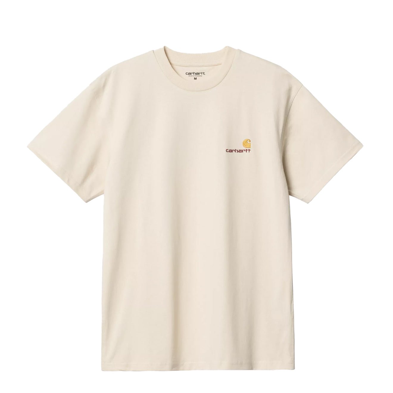 Carhartt WIP S/S American Script T-Shirt Natural - The Sporting Lodge