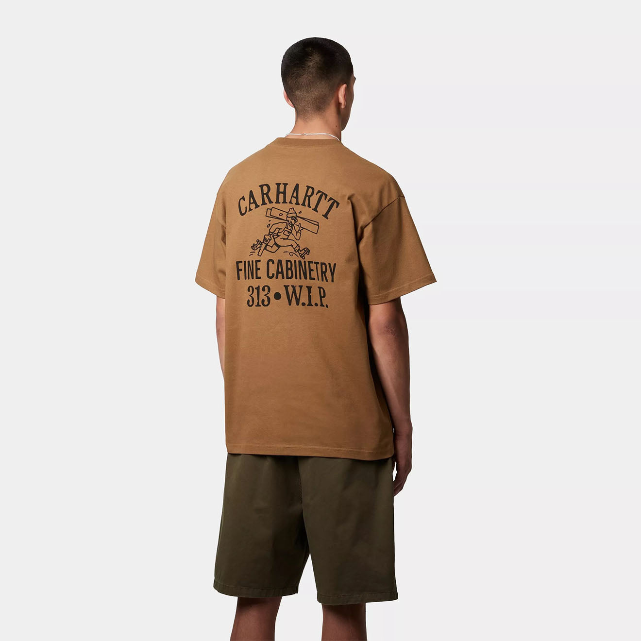 Carhartt WIP S/S Cabinetry T-Shirt Hamilton Brown / Black - The Sporting Lodge