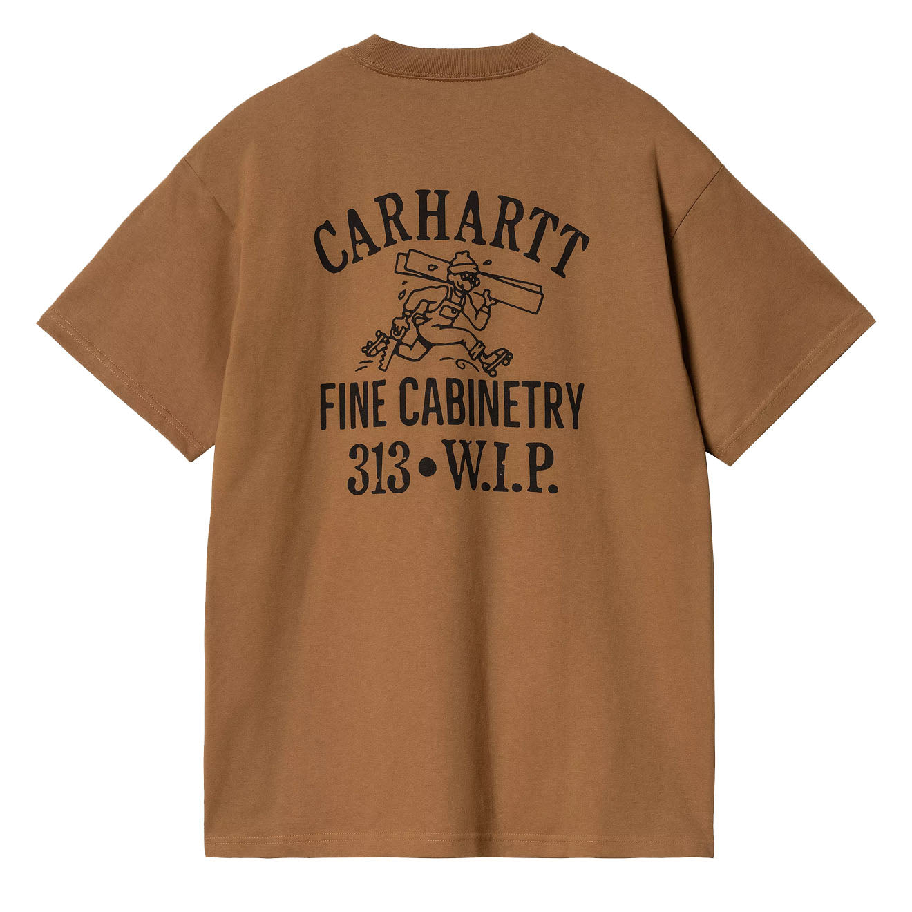 Carhartt WIP S/S Cabinetry T-Shirt Hamilton Brown / Black - The Sporting Lodge