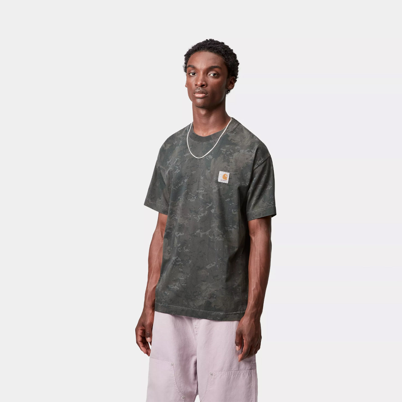 Carhartt WIP S/S Camo Combi T-Shirt Camo Combi Green / Graphite Garment Dyed - The Sporting Lodge