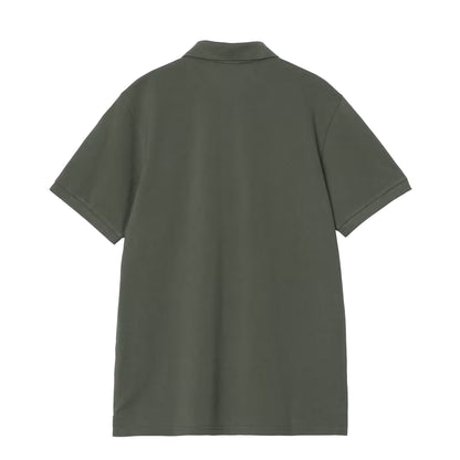 Carhartt WIP S/S Chase Pique Polo Grey Heather / Gold