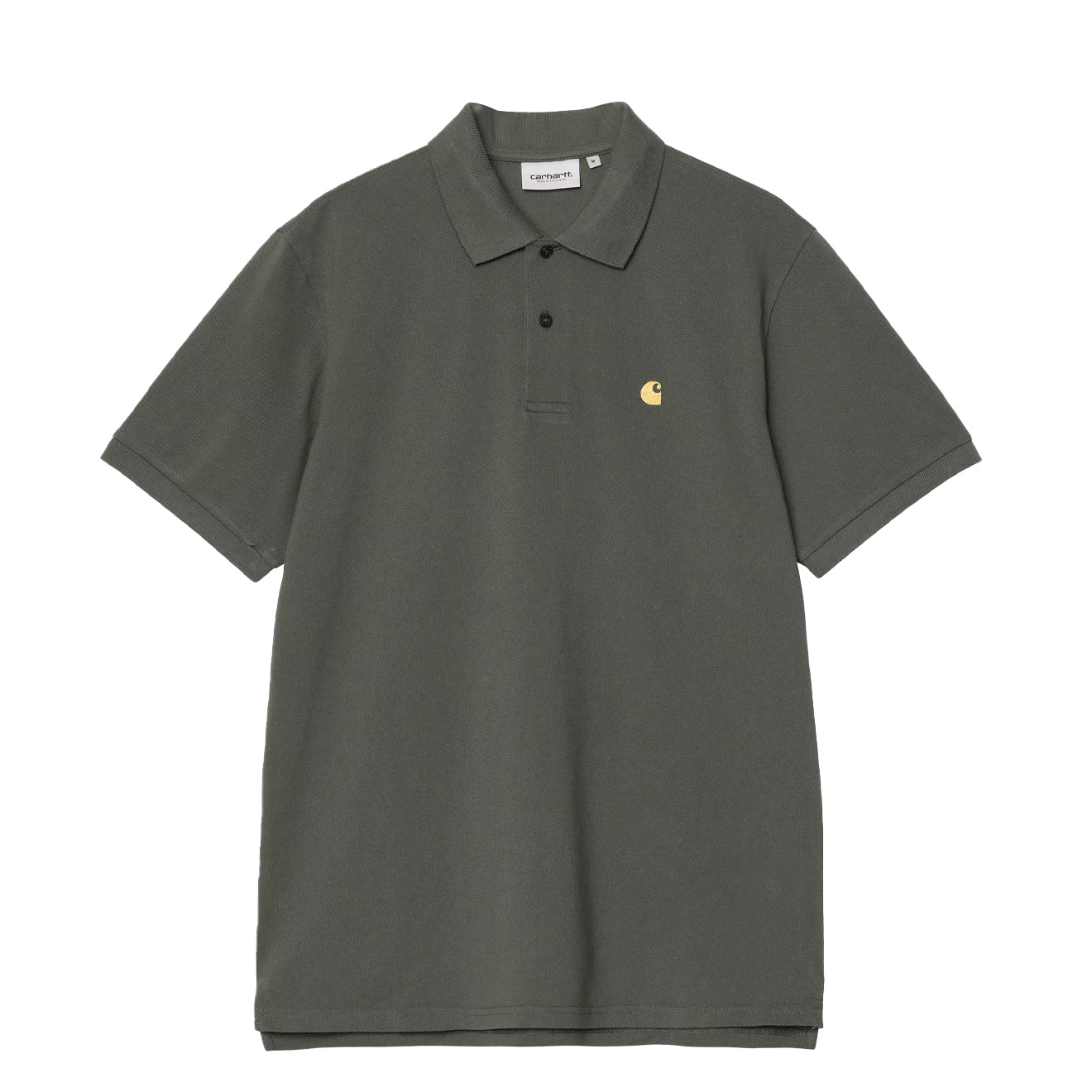 Carhartt WIP S/S Chase Pique Polo Leaf / Gold - The Sporting Lodge