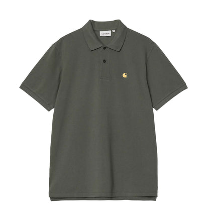 Carhartt WIP S/S Chase Pique Polo Leaf / Gold - The Sporting Lodge