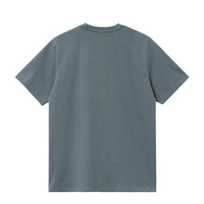 Carhartt WIP S/S Chase T-Shirt Cozy Blue / Gold - The Sporting Lodge