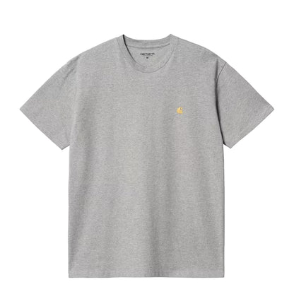 Carhartt WIP S/S Chase T-Shirt Grey Heather / Gold