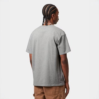 Carhartt WIP S/S Chase T-Shirt Grey Heather / Gold