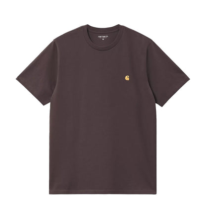 Carhartt WIP S/S Chase T-Shirt Shale / Gold - The Sporting Lodge