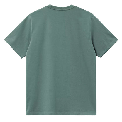Carhartt WIP S/S Chase T-Shirt Silver Pine / Gold - The Sporting Lodge