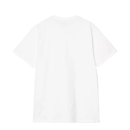 Carhartt WIP S/S Chase T-Shirt White / Gold - The Sporting Lodge