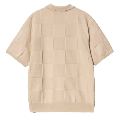 Carhartt WIP S/S Checker Polo Fleur De Sel - The Sporting Lodge