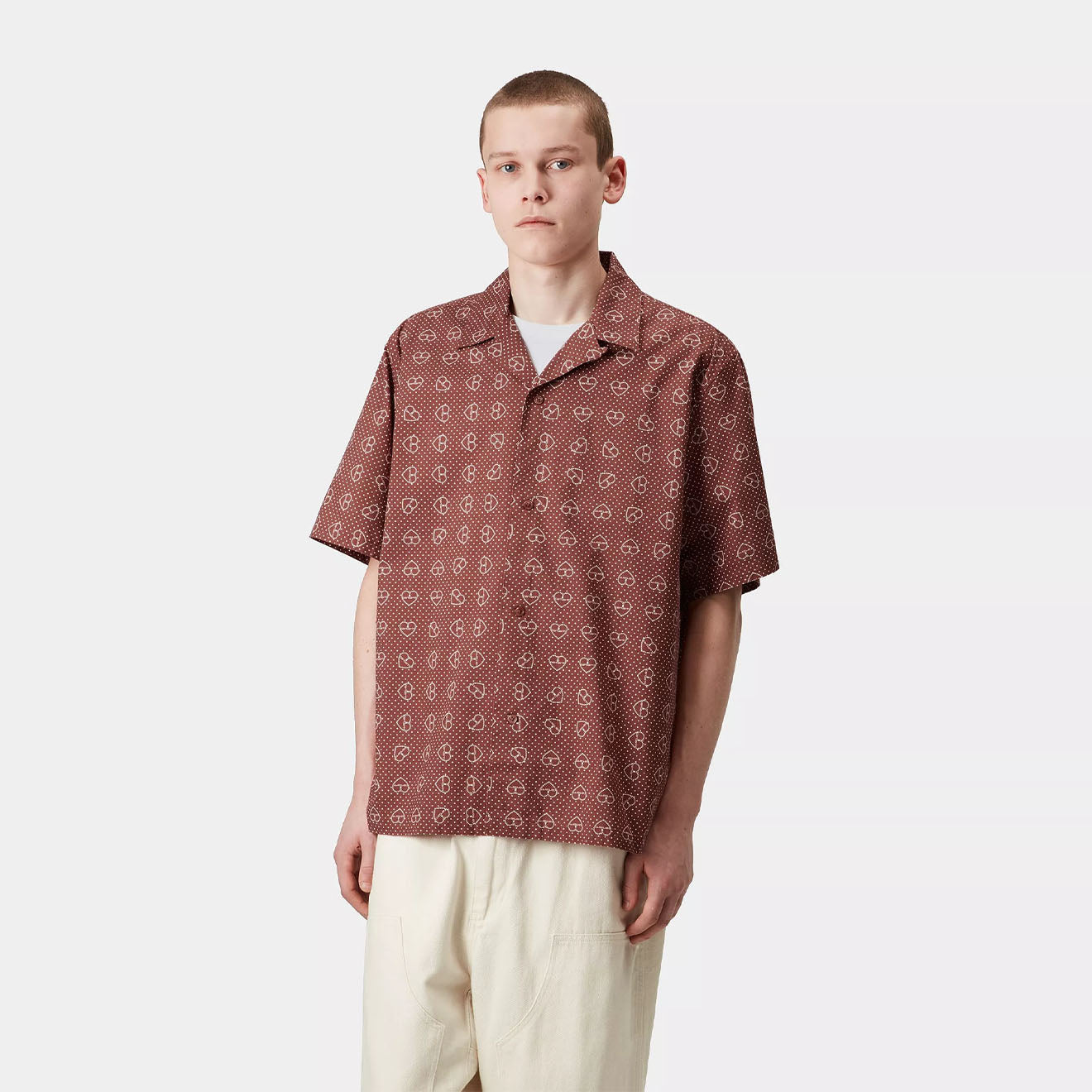 Carhartt WIP S/S Furoshiki Shirt Furoshiki Print / Henna - The Sporting Lodge