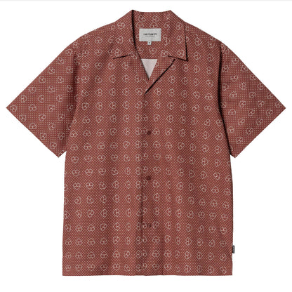 Carhartt WIP S/S Furoshiki Shirt Furoshiki Print / Henna - The Sporting Lodge