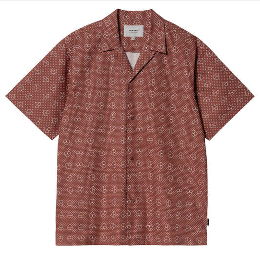Carhartt WIP S/S Furoshiki Shirt Furoshiki Print / Henna - The Sporting Lodge
