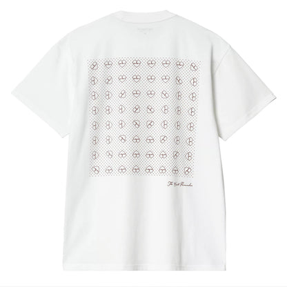 Carhartt WIP S/S Furoshiki T-Shirt White / Red - The Sporting Lodge