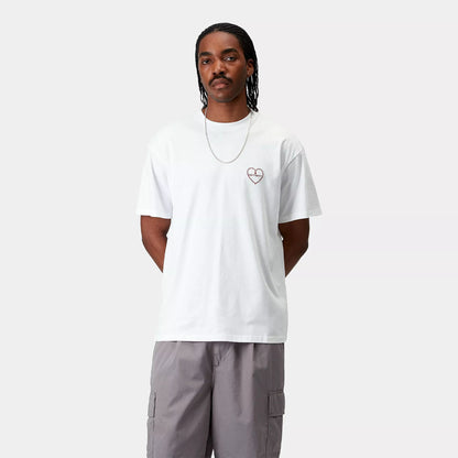 Carhartt WIP S/S Furoshiki T-Shirt White / Red - The Sporting Lodge