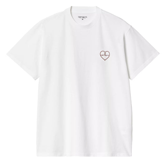 Carhartt WIP S/S Furoshiki T-Shirt White / Red - The Sporting Lodge