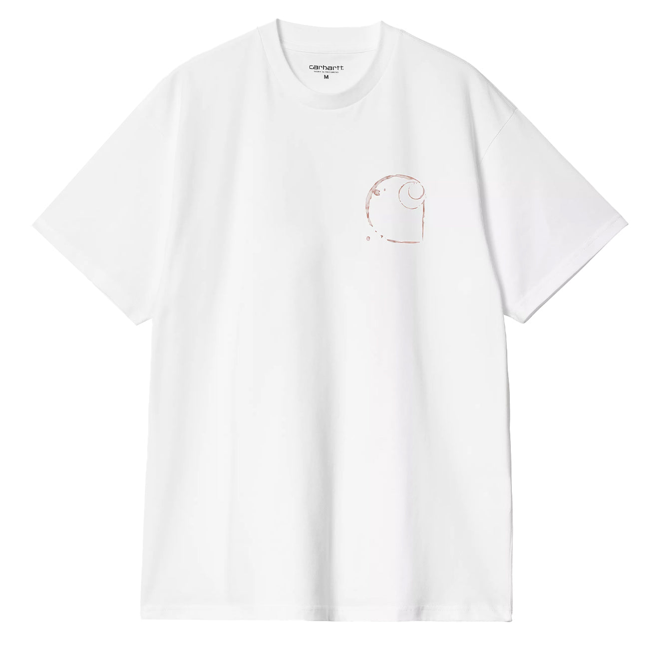 Carhartt WIP S/S Java T-Shirt White - The Sporting Lodge