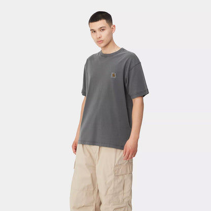 Carhartt WIP S/S Nelson T-Shirt Black Garment Dyed - The Sporting Lodge