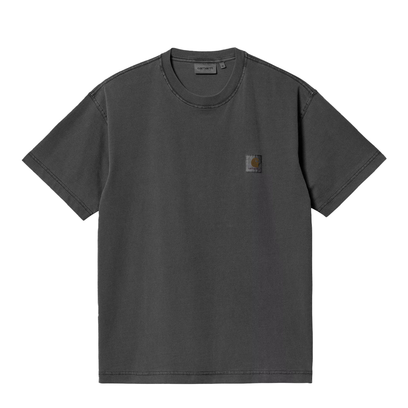 Carhartt WIP S/S Nelson T-Shirt Black Garment Dyed - The Sporting Lodge