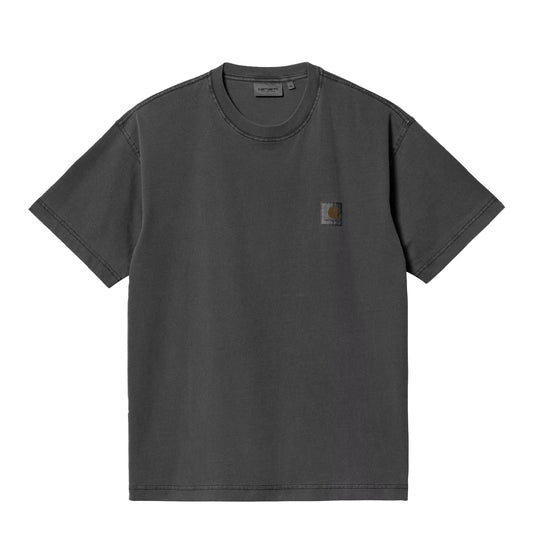 Carhartt WIP S/S Nelson T-Shirt Black Garment Dyed - The Sporting Lodge