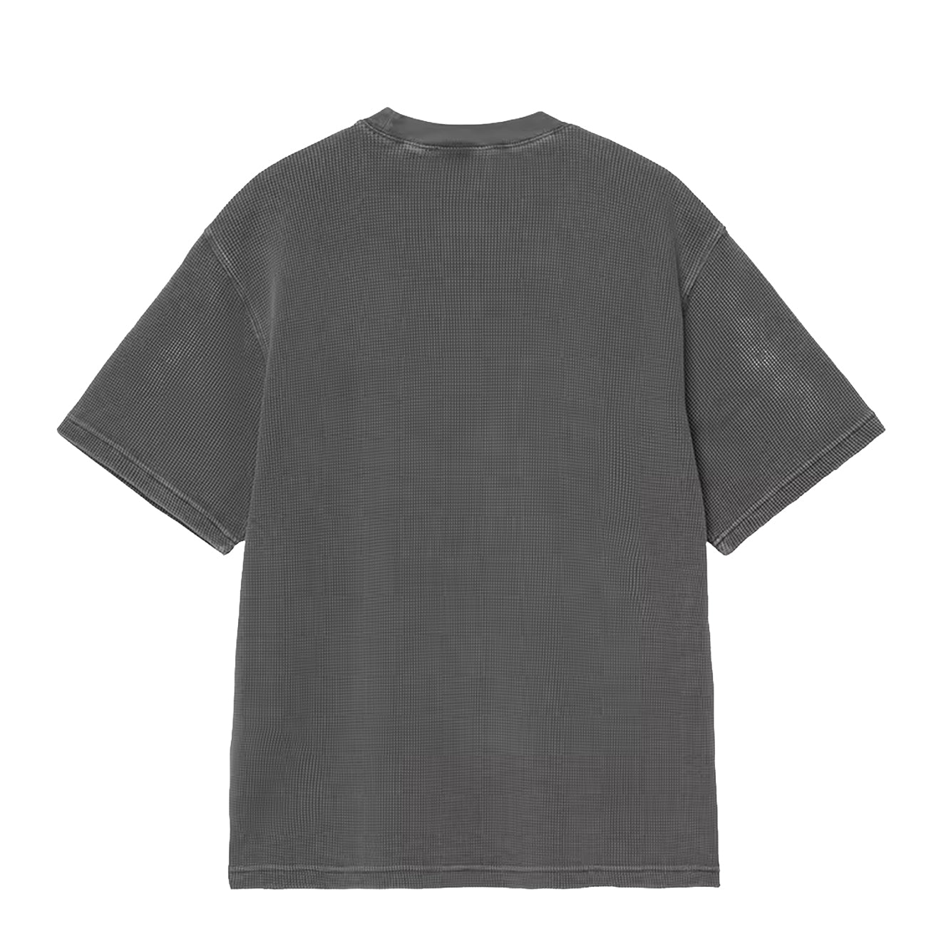 Carhartt WIP S/S Nelson Waffle T-Shirt Black Garment Dyed