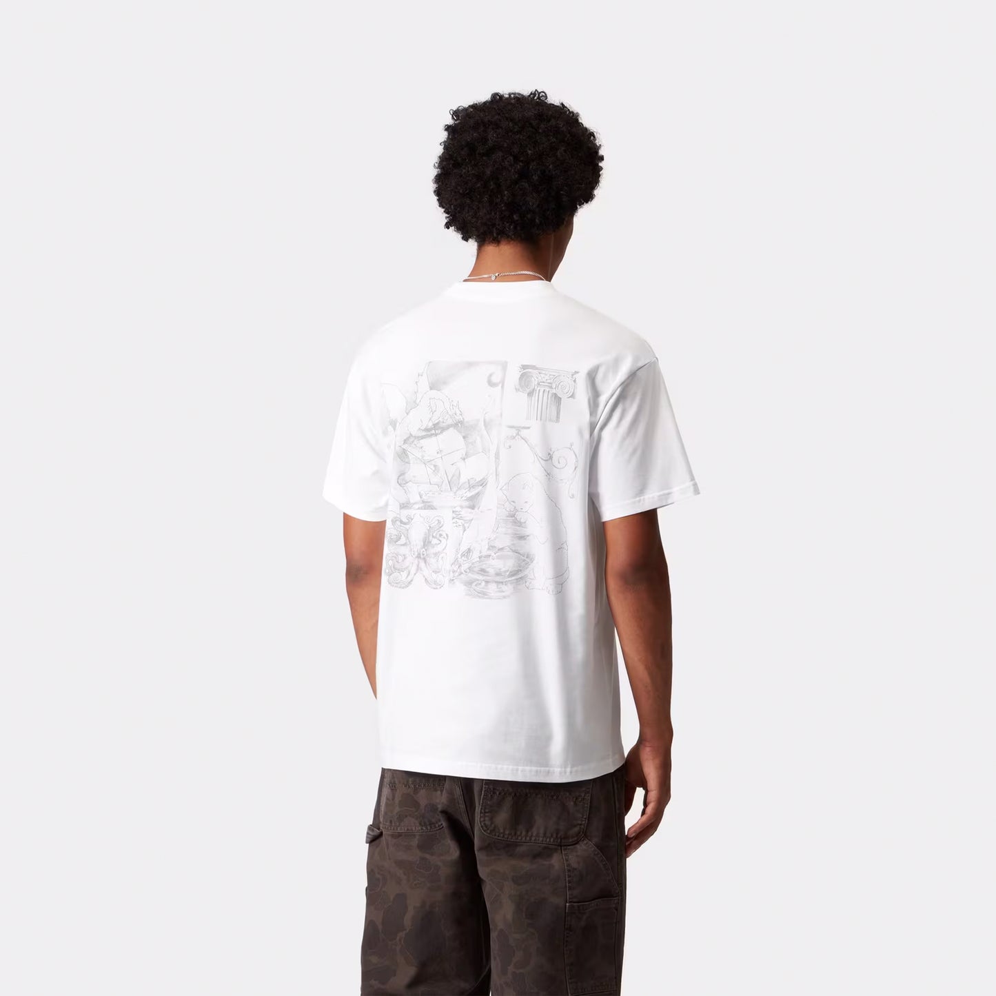 Carhartt WIP S/S Okniceok 02 T-Shirt White - The Sporting Lodge