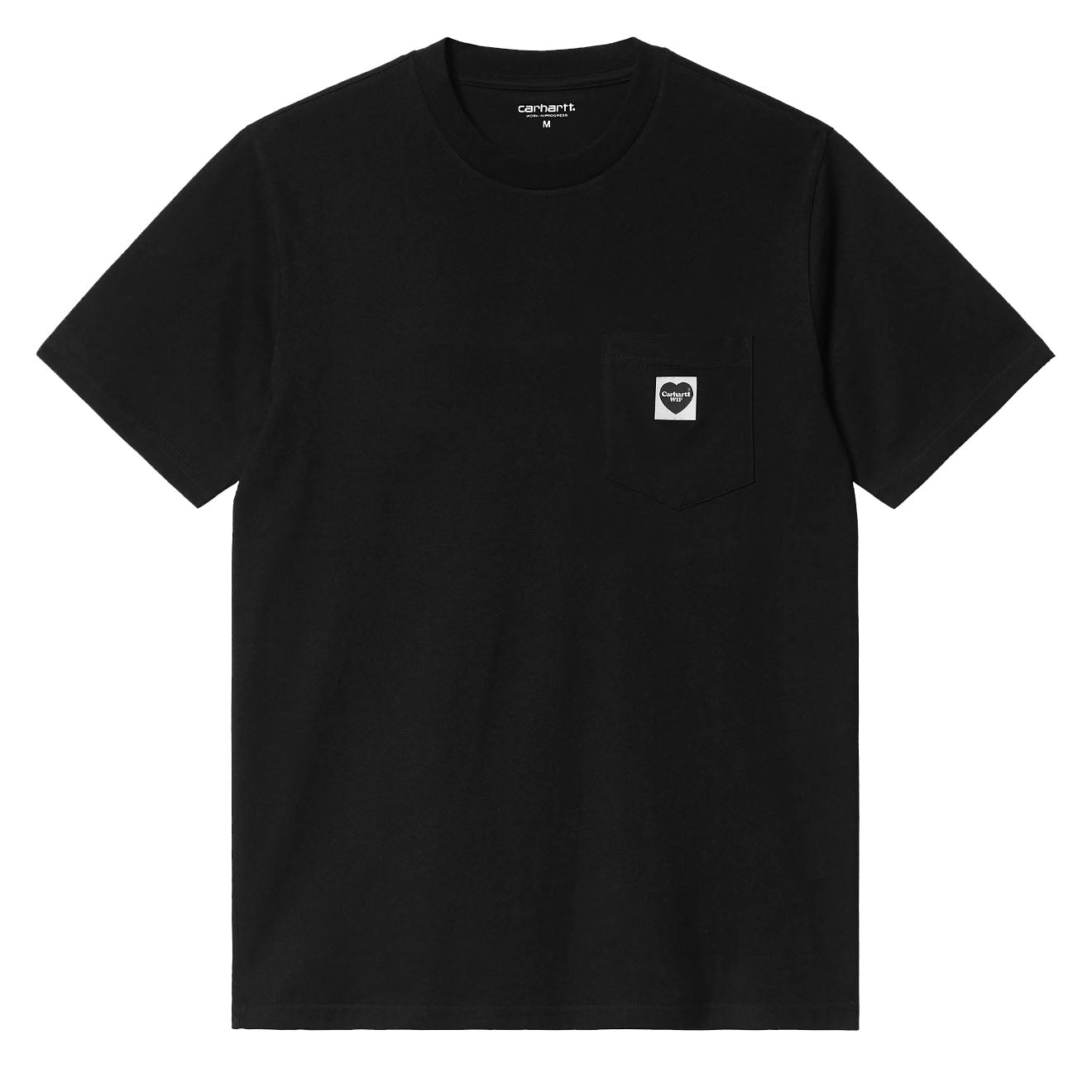 Carhartt WIP S/S Pocket Heart T-Shirt Black / Black - The Sporting Lodge