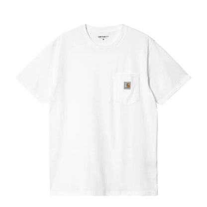 Carhartt WIP S/S Pocket T-Shirt White - The Sporting Lodge
