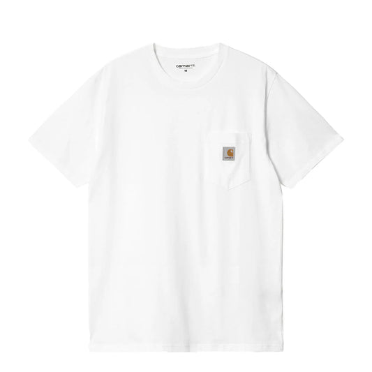 Carhartt WIP S/S Pocket T-Shirt White - The Sporting Lodge